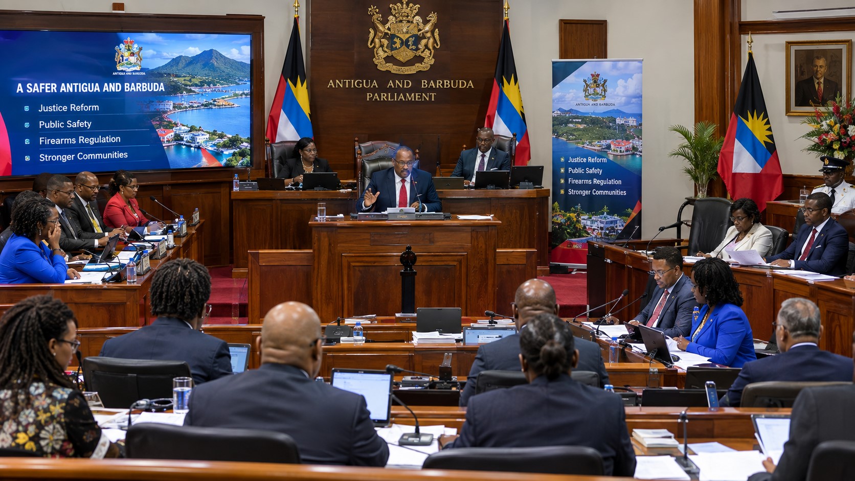 Antigua and Barbuda Parliament Set for Major Justice and Public Safety Legislation