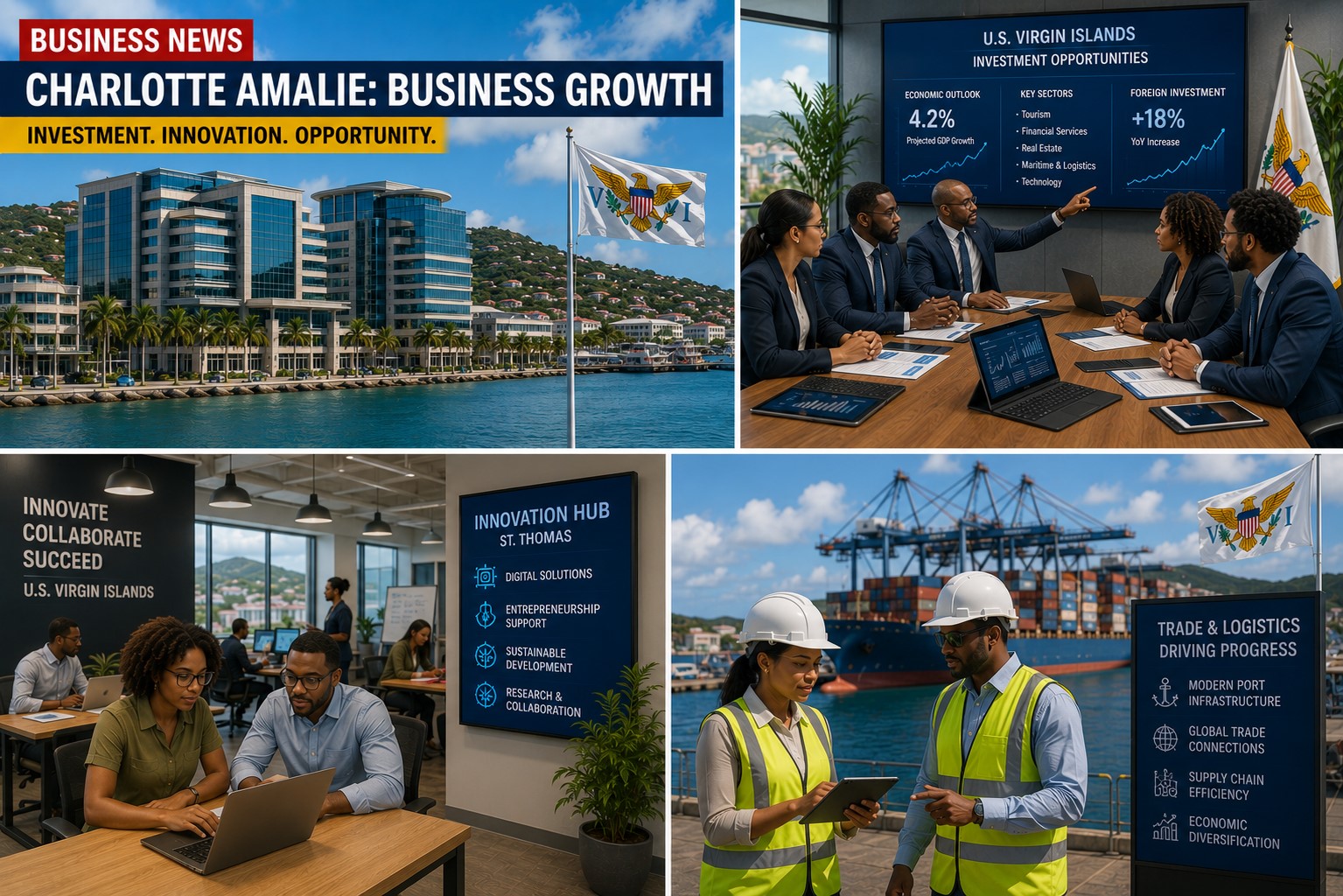 U.S. Virgin Islands Strengthens Business Climate Through Investment and Innovation Strategy
