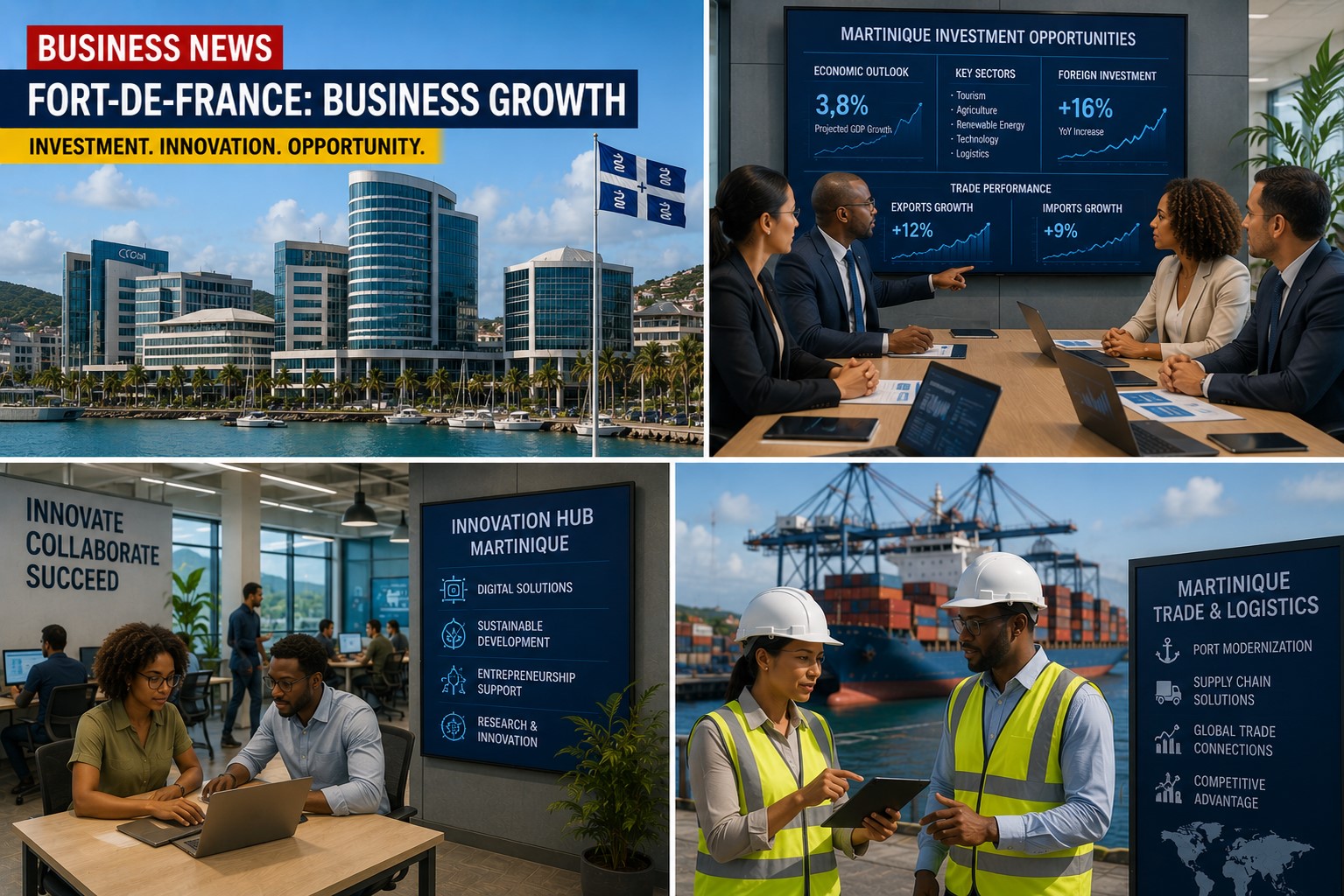 Martinique Expands Business Development Strategy to Boost Investment and Innovation