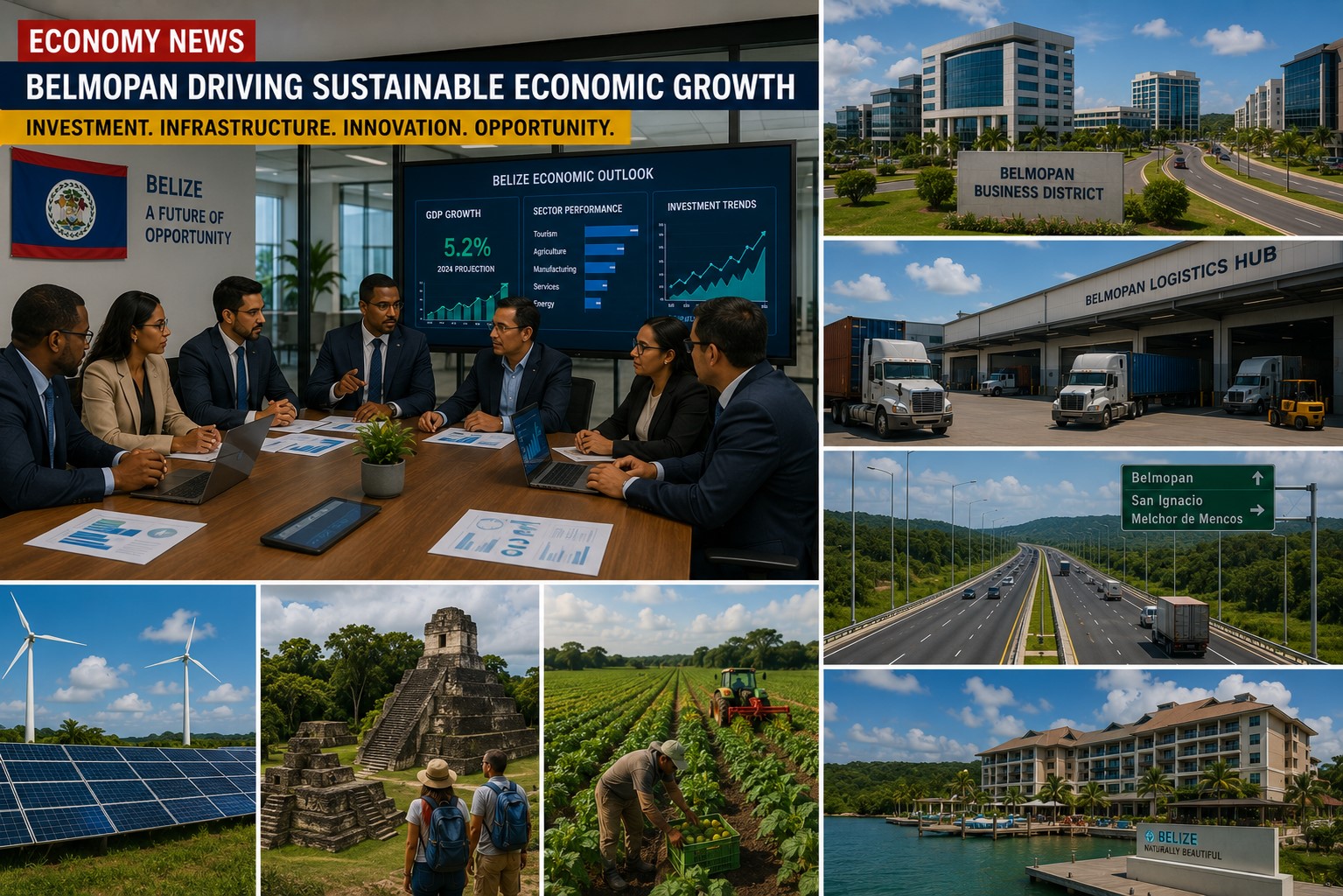 Belize Accelerates Economic Growth Through Investment, Tourism and Infrastructure Development