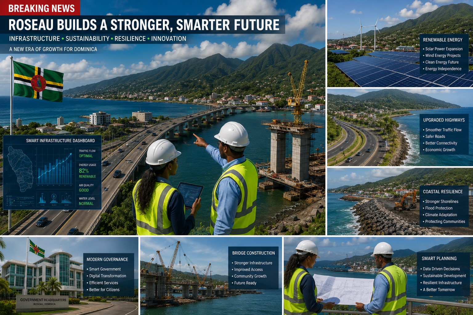BREAKING: Dominica Launches Major Climate-Resilient Infrastructure Development Initiative