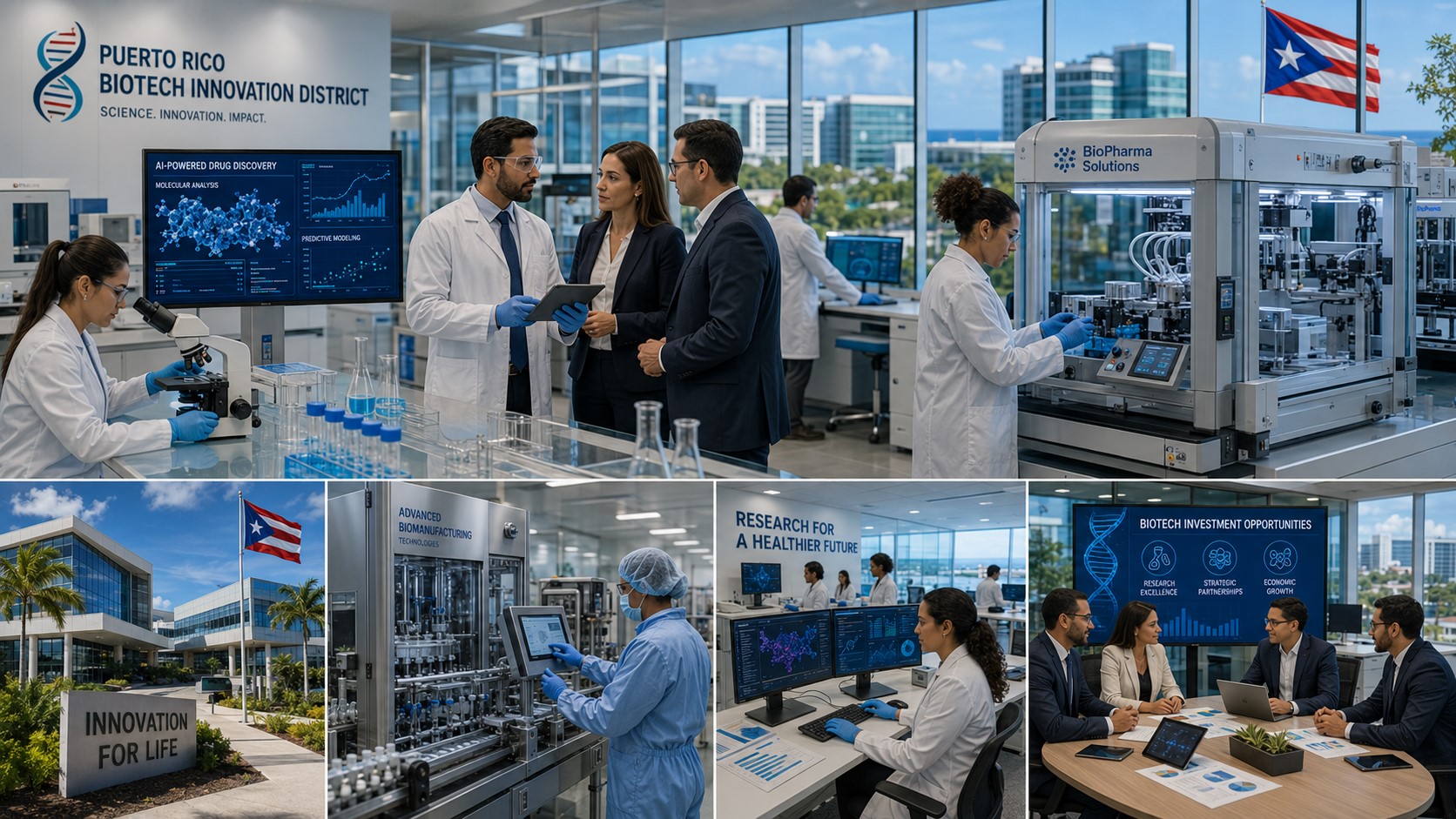 Puerto Rico Unveils Advanced Biotech Innovation District to Accelerate Economic Growth