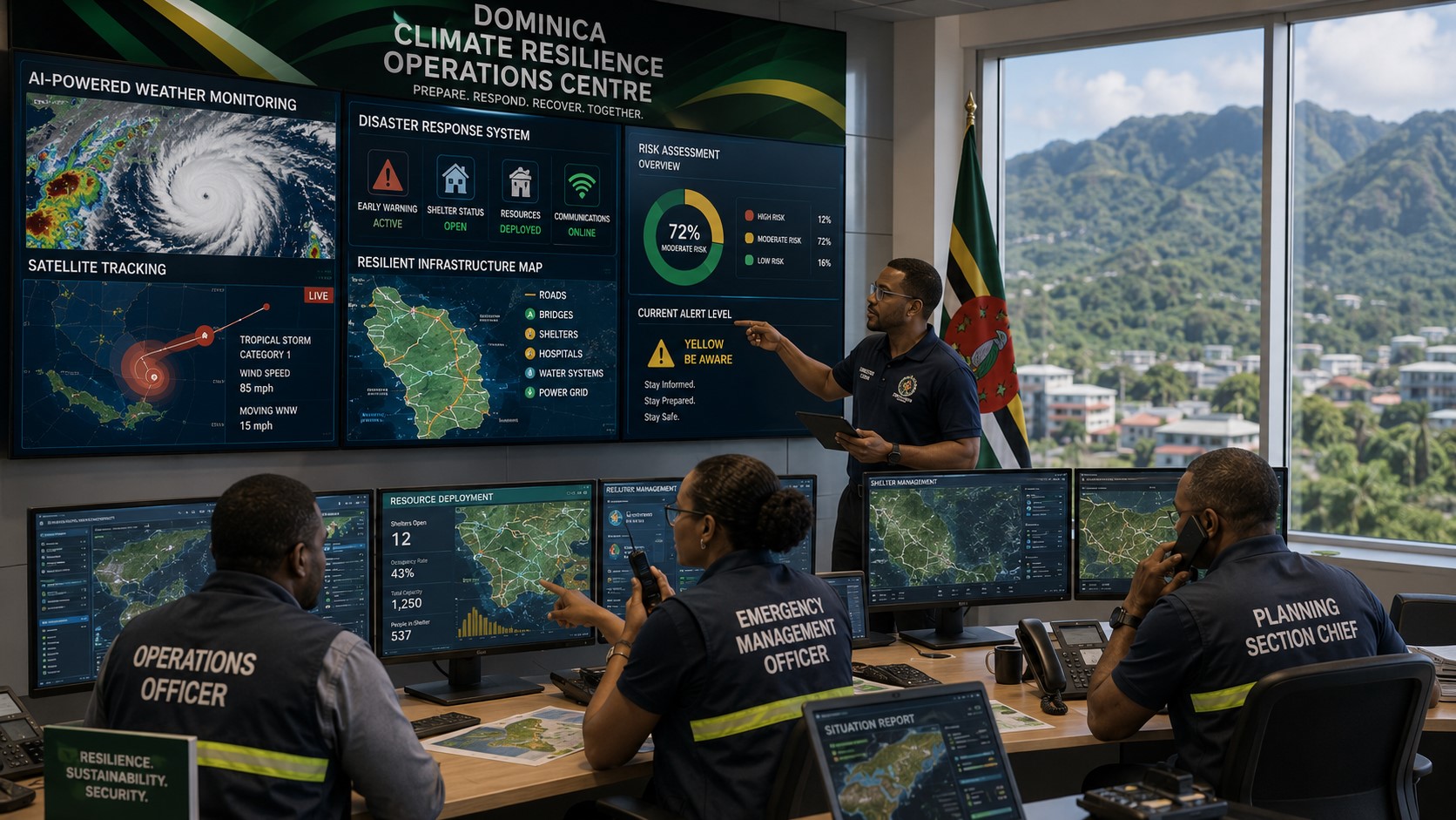 BREAKING: Dominica Launches National Climate Resilience Operations Centre
