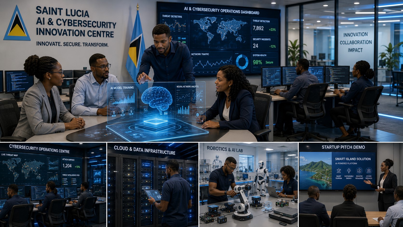 Saint Lucia Launches National AI and Cybersecurity Innovation Centre