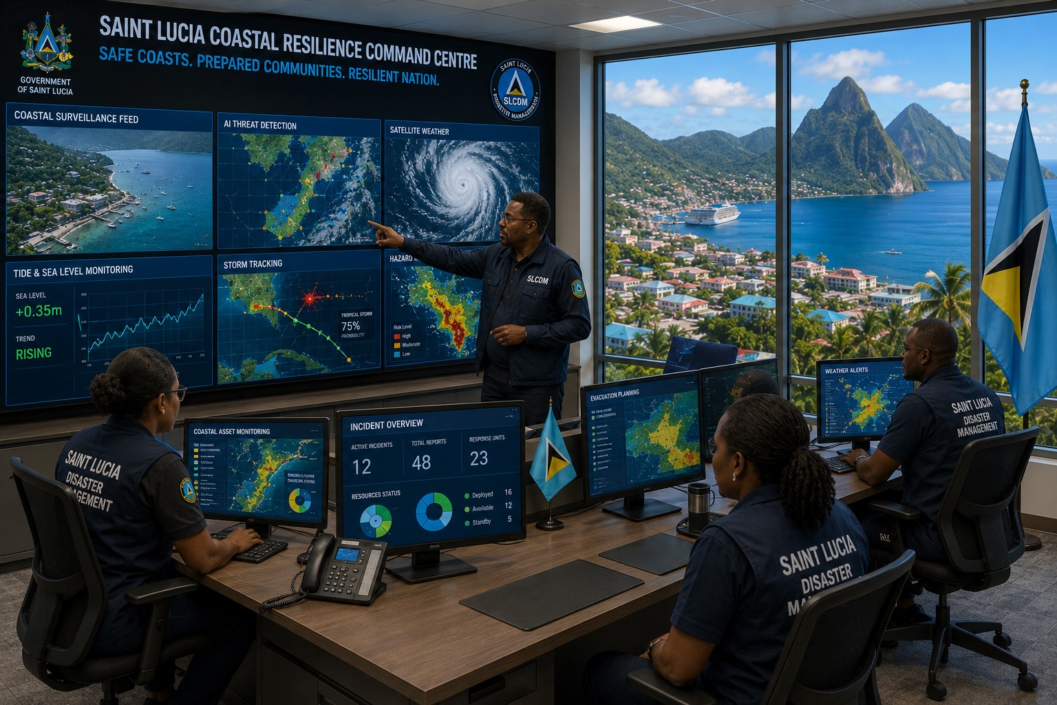 BREAKING: Saint Lucia Unveils National Coastal Resilience Command Centre