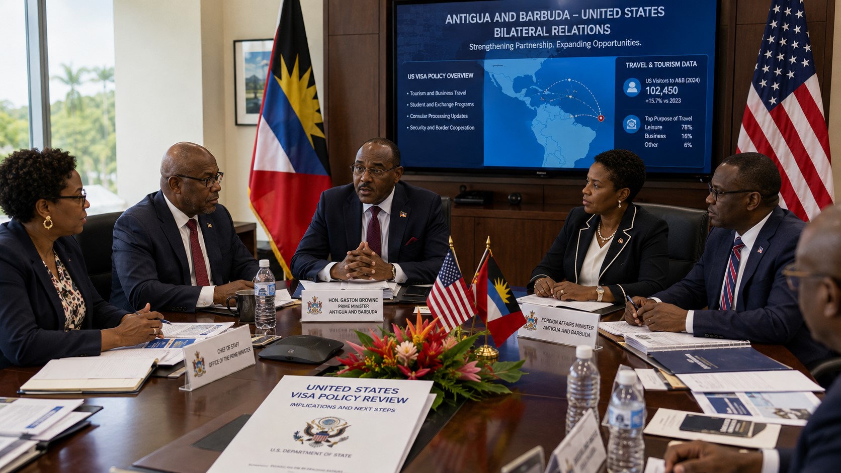Antigua and Barbuda Presses US to Review New Visa Restrictions