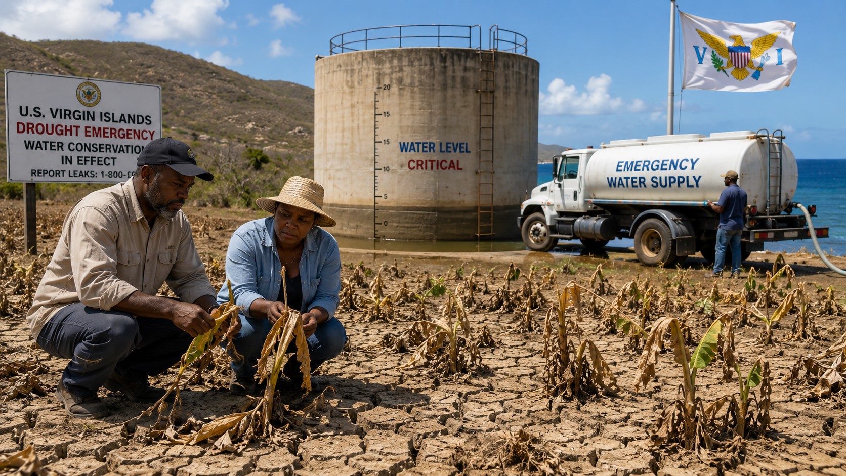 BREAKING: US Virgin Islands Seek Federal Drought Disaster Declaration