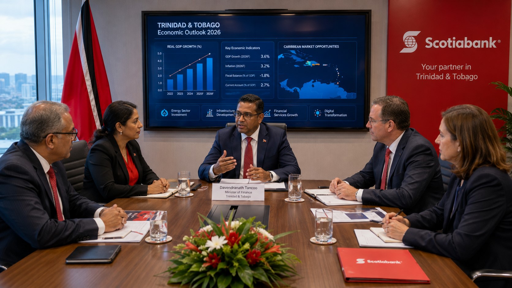 Trinidad and Tobago Strengthens Scotiabank Partnership as Investment Push Continues