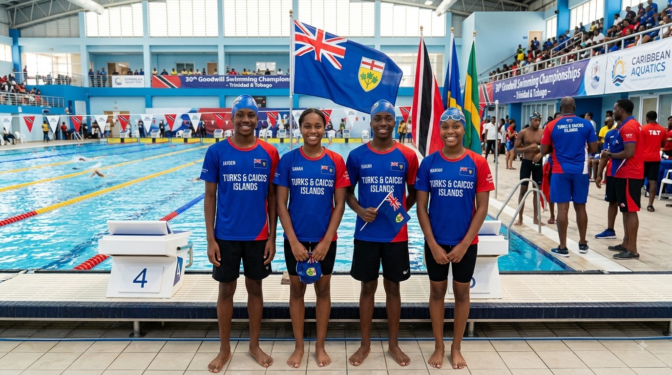 Turks and Caicos Young Swimmers Take on Caribbean’s Goodwill Championships