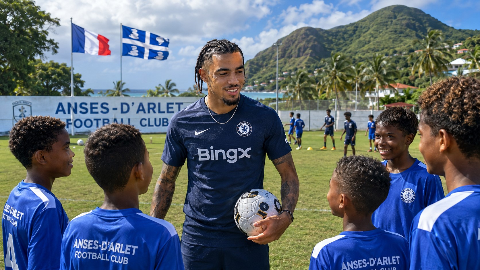 Malo Gusto Returns to Martinique and Puts Local Football in the Spotlight