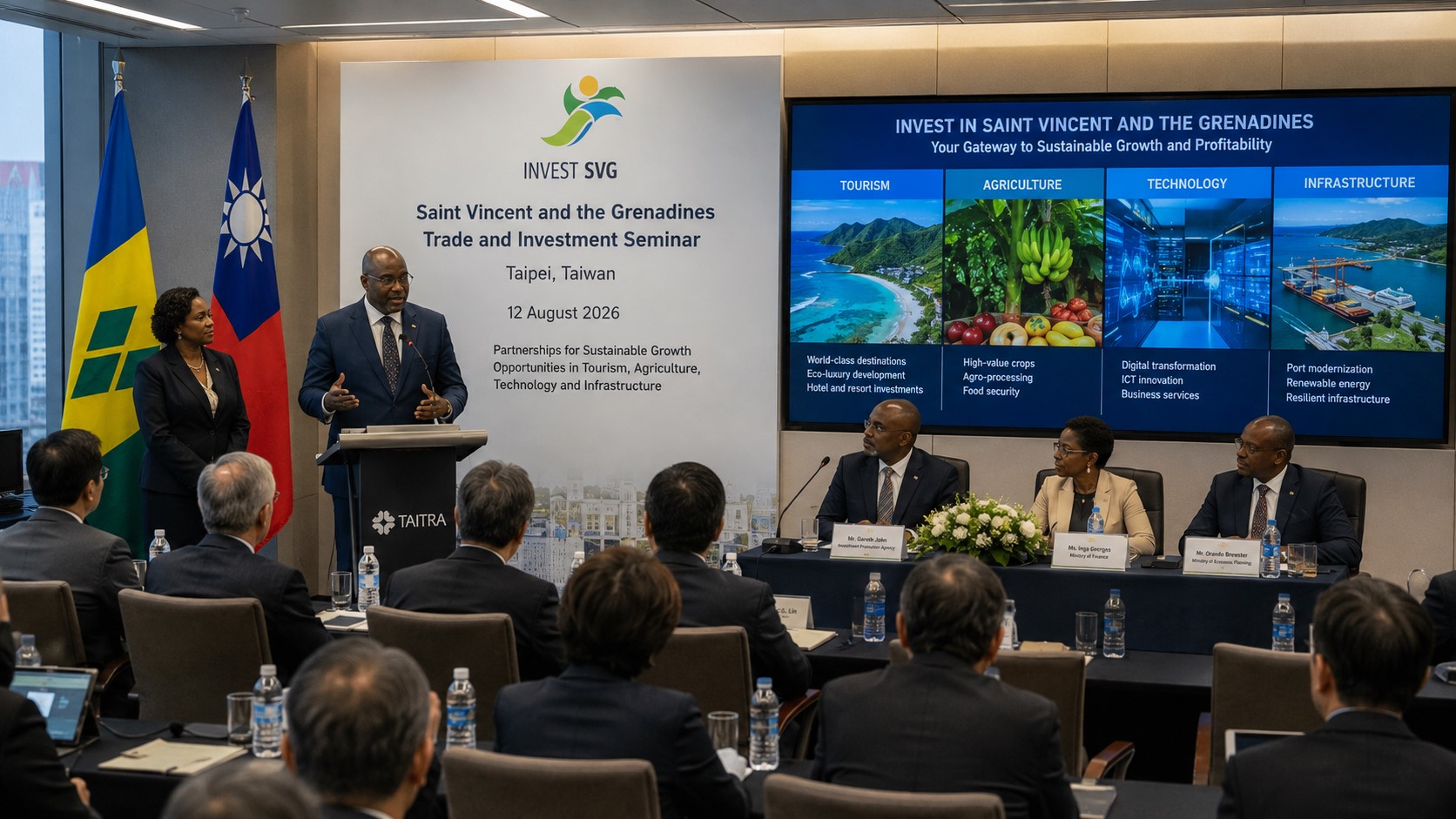 Taiwanese Investors Target Saint Vincent and the Grenadines as SVG Opens New Business Opportunities