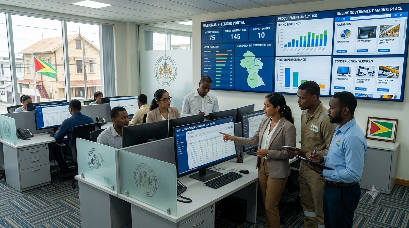 Guyana Moves Toward Fully Digital Public Procurement System by Year-End