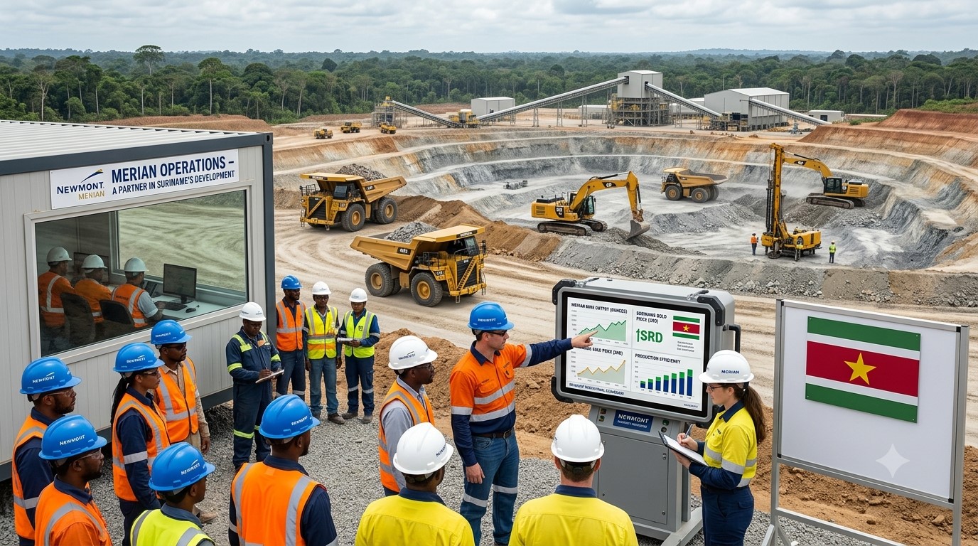 Newmont’s Merian Mine Contributed US$634 Million to Suriname Economy
