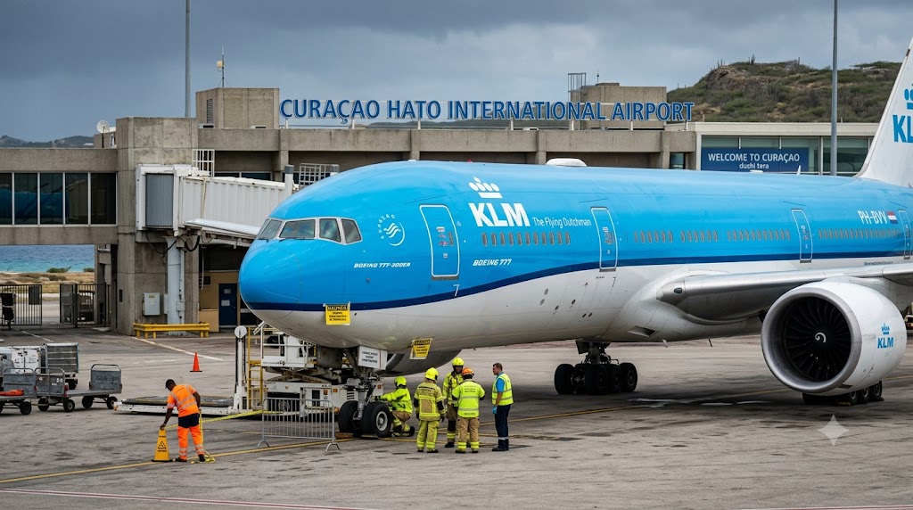 KLM Flight to Curaçao Turns Back After Power Bank Fire