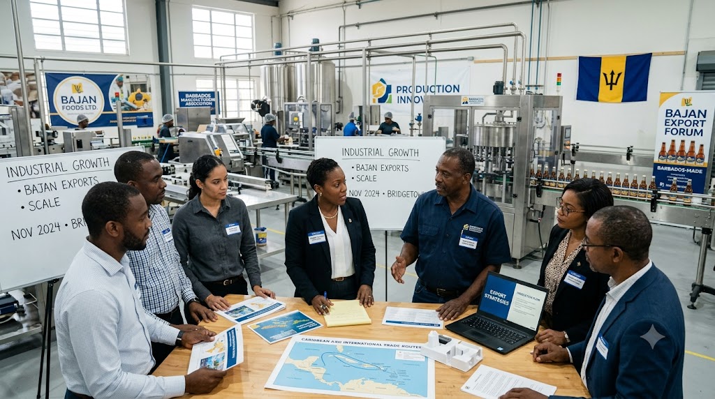 Export Barbados Pushes New Drive to Turn Entrepreneurs Into Industrial Producers