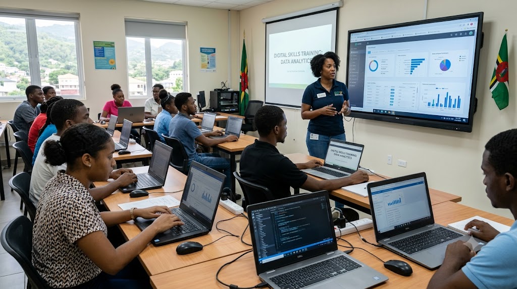 Dominica Launches Digital Skills Programme for 150 Young People