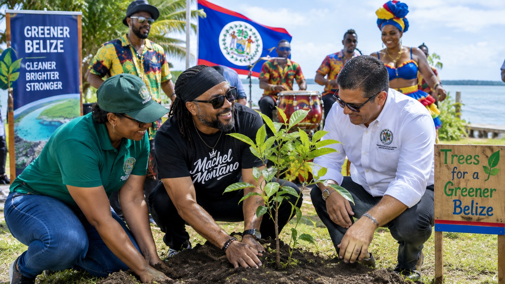 Machel Montano Brings Music and Environmental Message to Belize