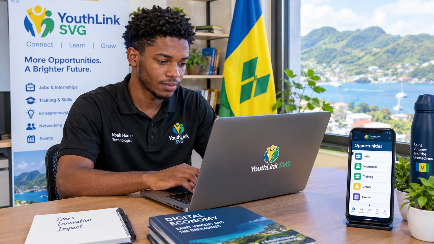 Young Vincentian Launches YouthLink SVG Digital Opportunities Platform