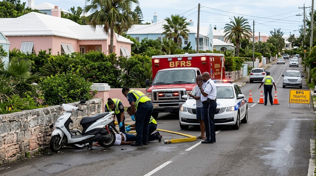 Motorcycle Rider Injured in Pembroke Collision