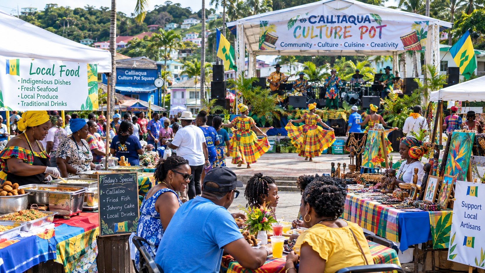 Calliaqua Culture Pot Returns With Local Food, Arts and Entertainment