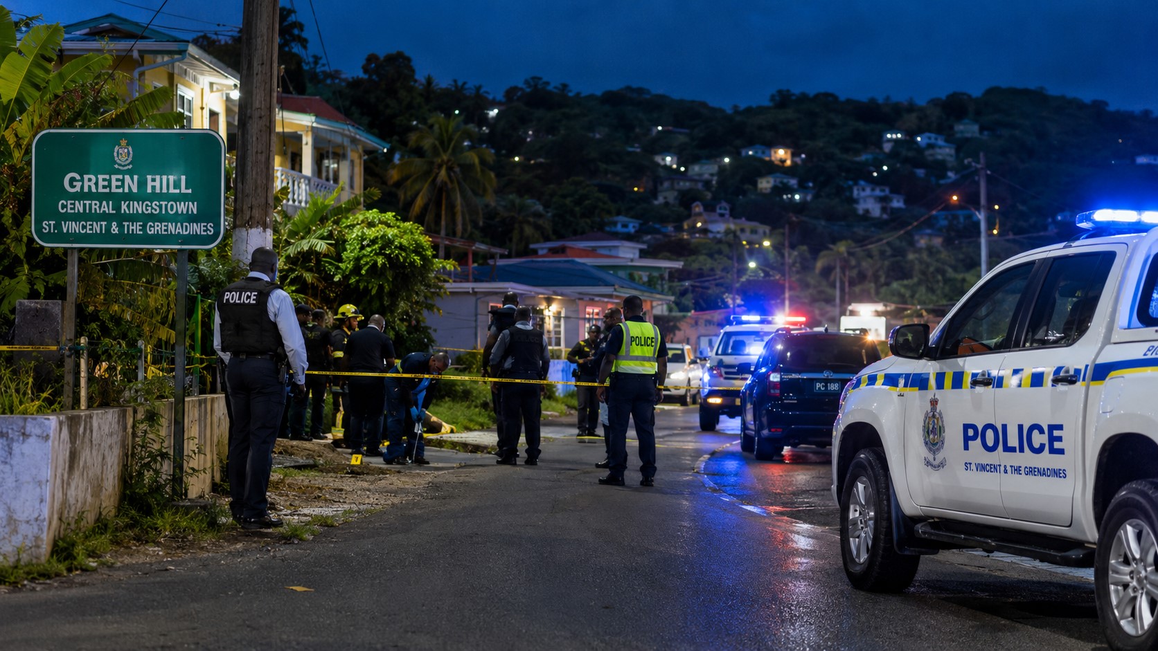 Police Intensify Investigation Into Green Hill Mass Shooting in SVG