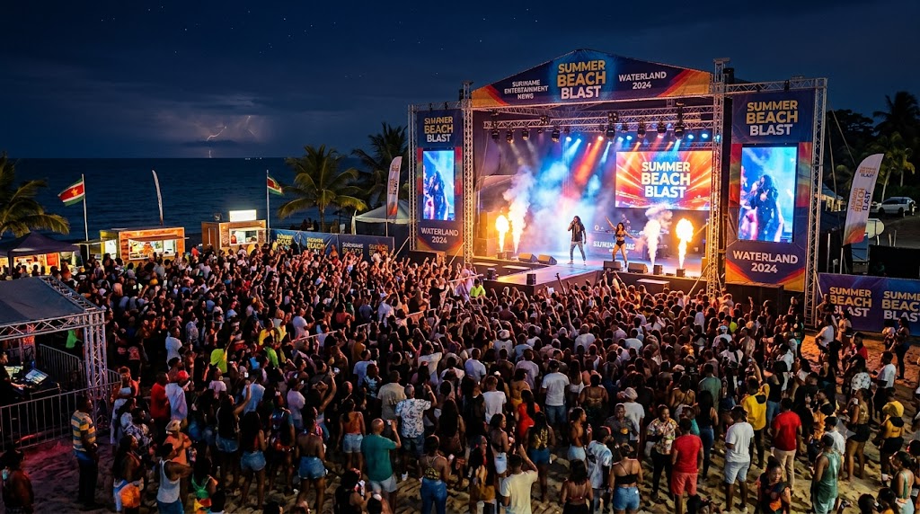 Suriname’s Summer Beach Party Festival Set for October 4 at Skeerman Beach