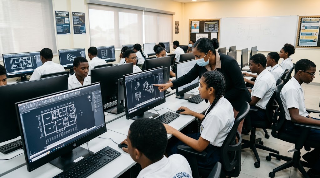 Guyana Opens New AutoCAD Labs to Expand Digital Skills Training for Students