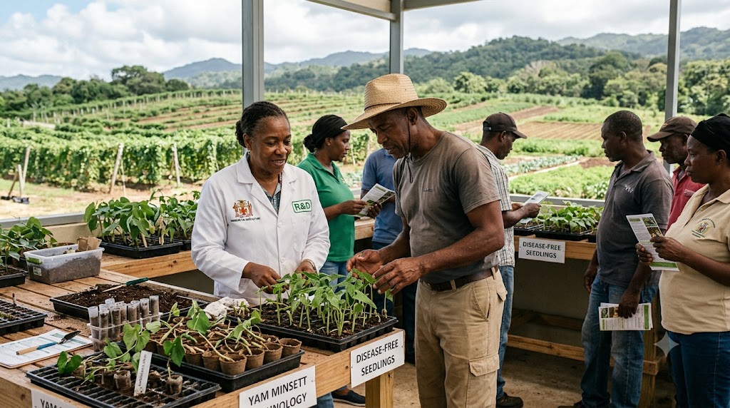 New Yam Technology Could Transform Jamaica’s Planting Material Supply
