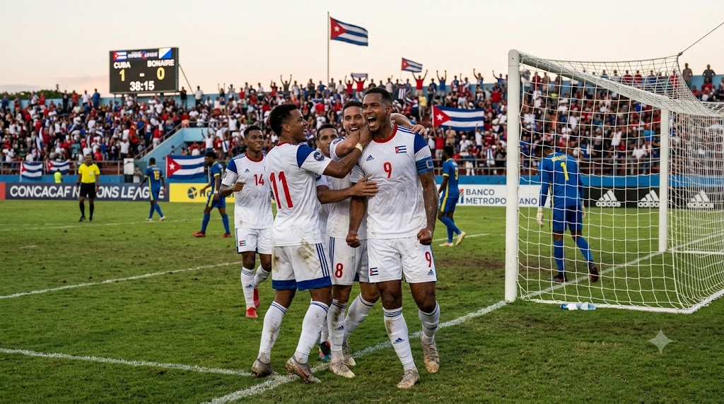 Cuba Beats Bonaire 2–0 to Stay Unbeaten in Concacaf Nations League