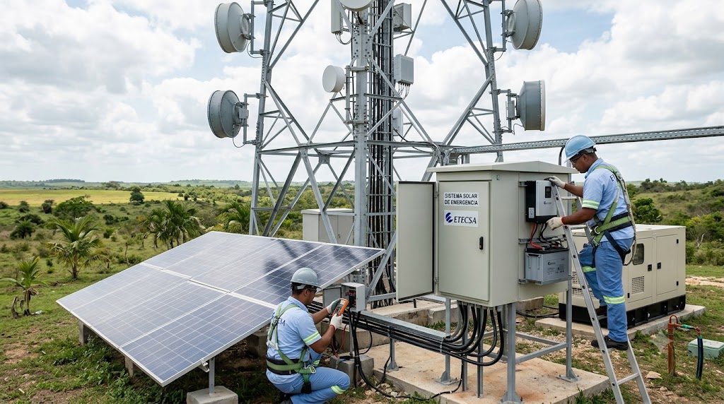 Cuba Expands Solar Technology to Strengthen Telecommunications in Ciego de Ávila