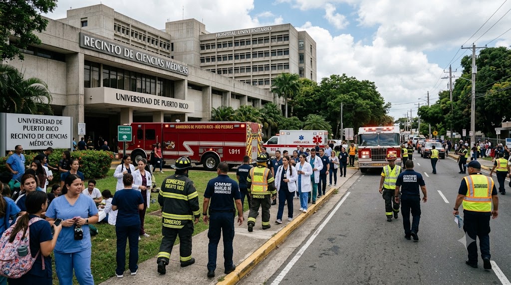 Puerto Rico Medical Sciences Campus Evacuated After Report of Possible Gas Leak