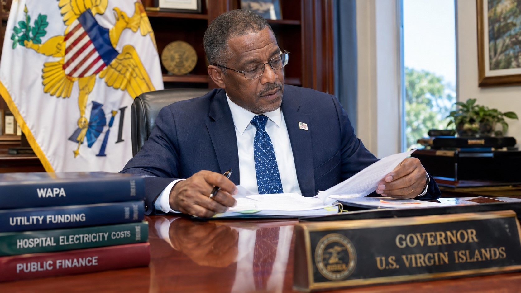 Governor Bryan Vetoes Bill to Redirect WAPA Fuel-Tax Revenue to Hospital Bills