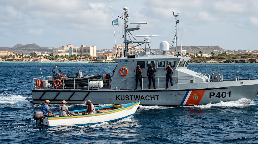 Aruba Coast Guard Intercepts Boat Carrying 24 People Near Island