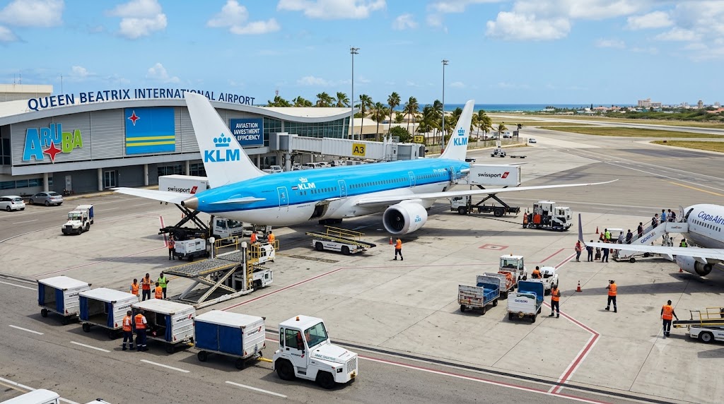 Aruba Airport Signs New Ground-Handling Deals With Swissport and GenAir
