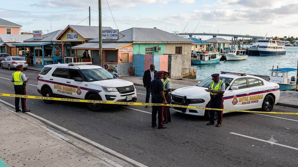 25-Year-Old Man Killed in Shooting Near Potter’s Cay Dock as Police Investigate
